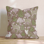 Christmas Woodland Throw Pillow - Hillcroft Home
