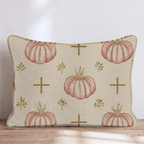 Church Pumpkin Patch Throw Pillow - Hillcroft Home