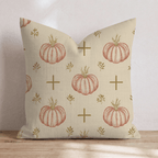Church Pumpkin Patch Throw Pillow - Hillcroft Home