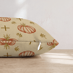 Church Pumpkin Patch Throw Pillow - Hillcroft Home