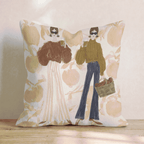Cider Girls Throw Pillow - Hillcroft Home