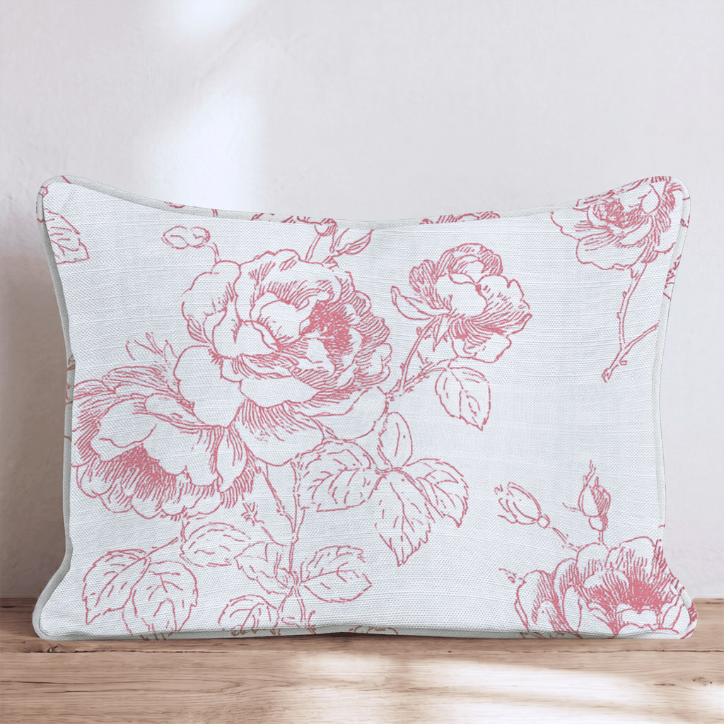 Cing Roses Throw Pillow - Hillcroft Home