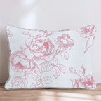 Cing Roses Throw Pillow - Hillcroft Home