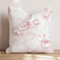Cing Roses Throw Pillow - Hillcroft Home