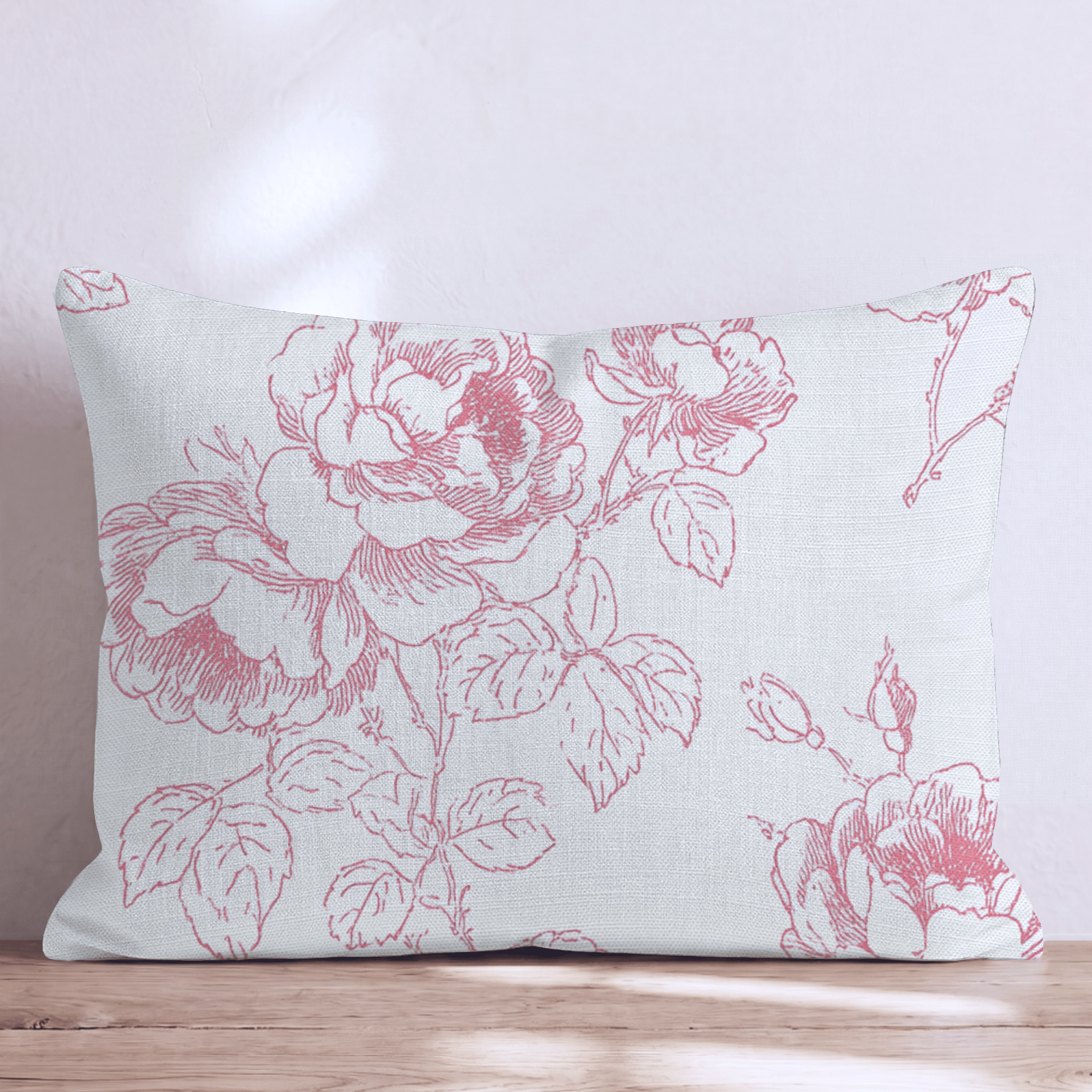 Cing Roses Throw Pillow - Hillcroft Home