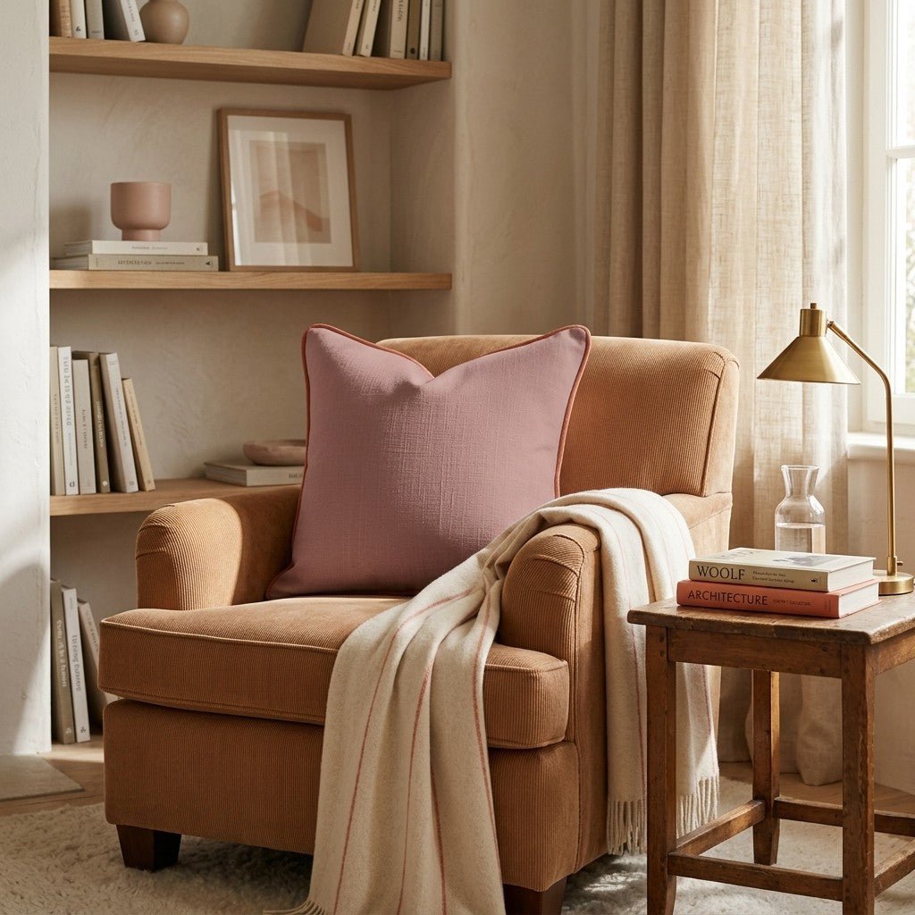 Cinnamon Throw Pillow - Hillcroft Home