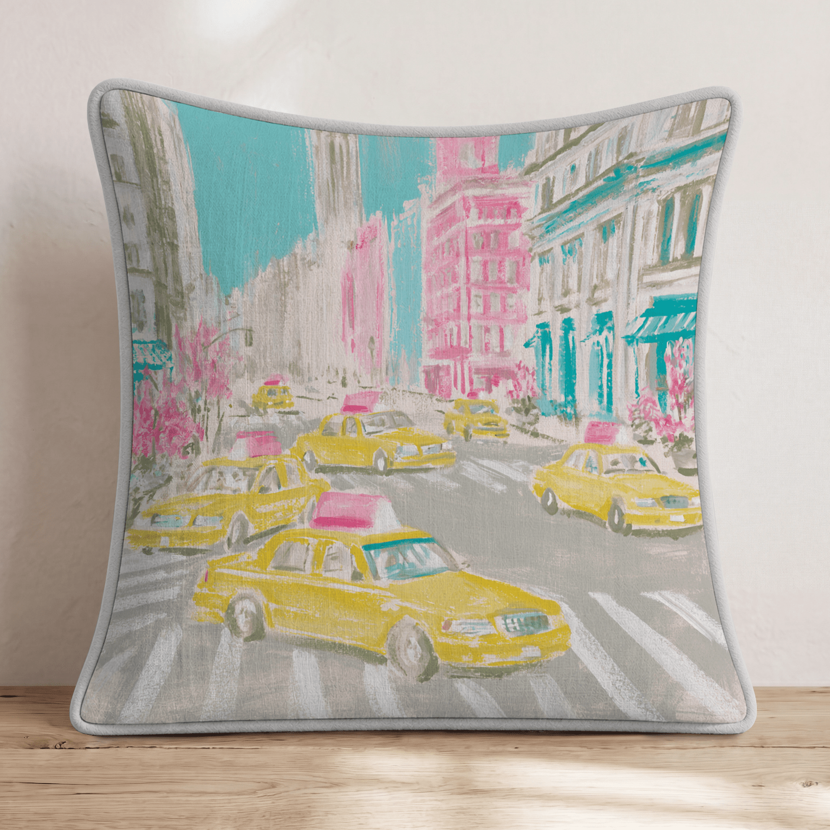City That Never Sleeps Throw Pillow - Hillcroft Home