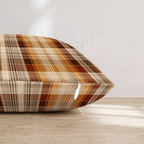 Classic Autumn Tartan Throw Pillow - Hillcroft Home