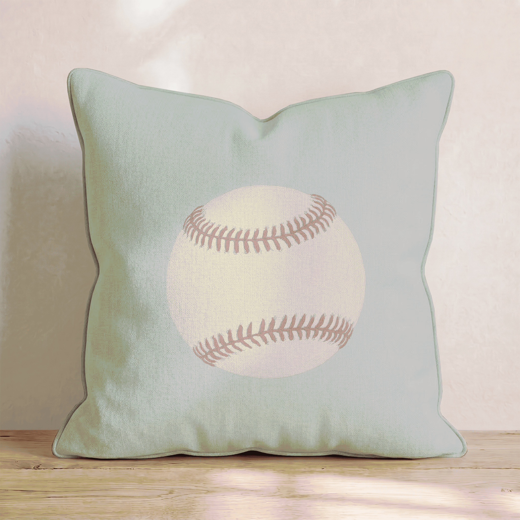 Classic Baseball Throw Pillow - Hillcroft Home