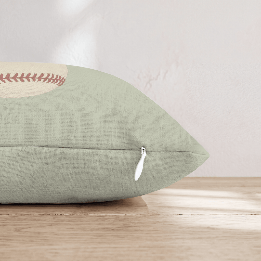 Classic Baseball Throw Pillow - Hillcroft Home