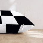 Classic Black Check Throw Pillow - Hillcroft Home