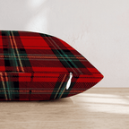 Classic Christmas Plaid Throw Pillow - Hillcroft Home