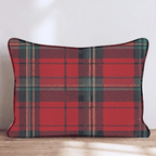 Classic Christmas Plaid Throw Pillow - Hillcroft Home