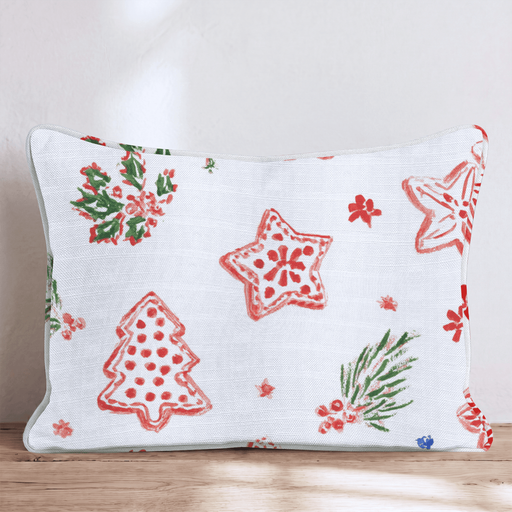 Classic Cookie White Throw Pillow - Hillcroft Home