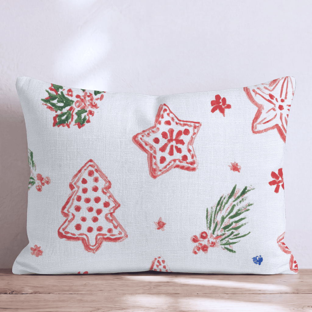 Classic Cookie White Throw Pillow - Hillcroft Home