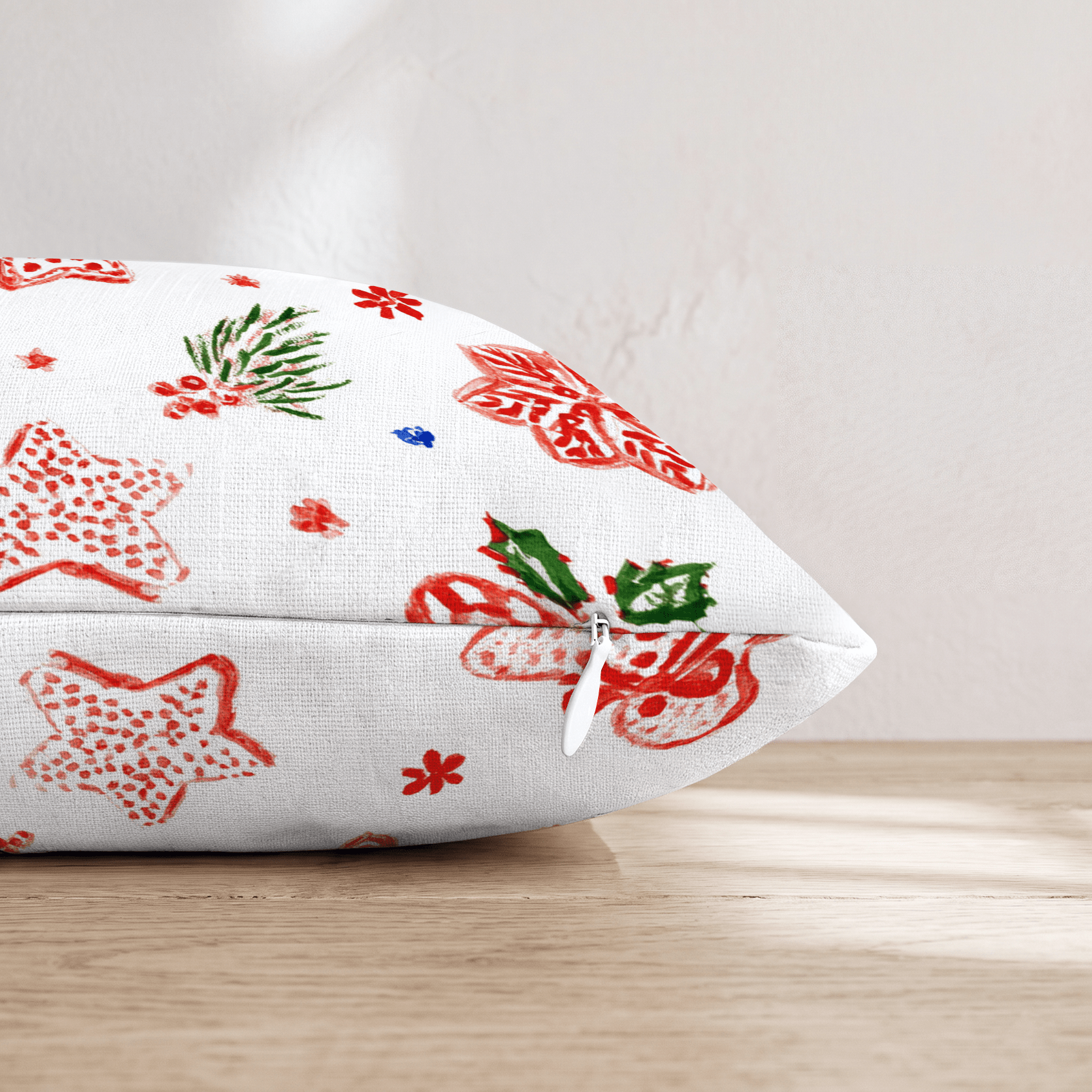 Classic Cookie White Throw Pillow - Hillcroft Home