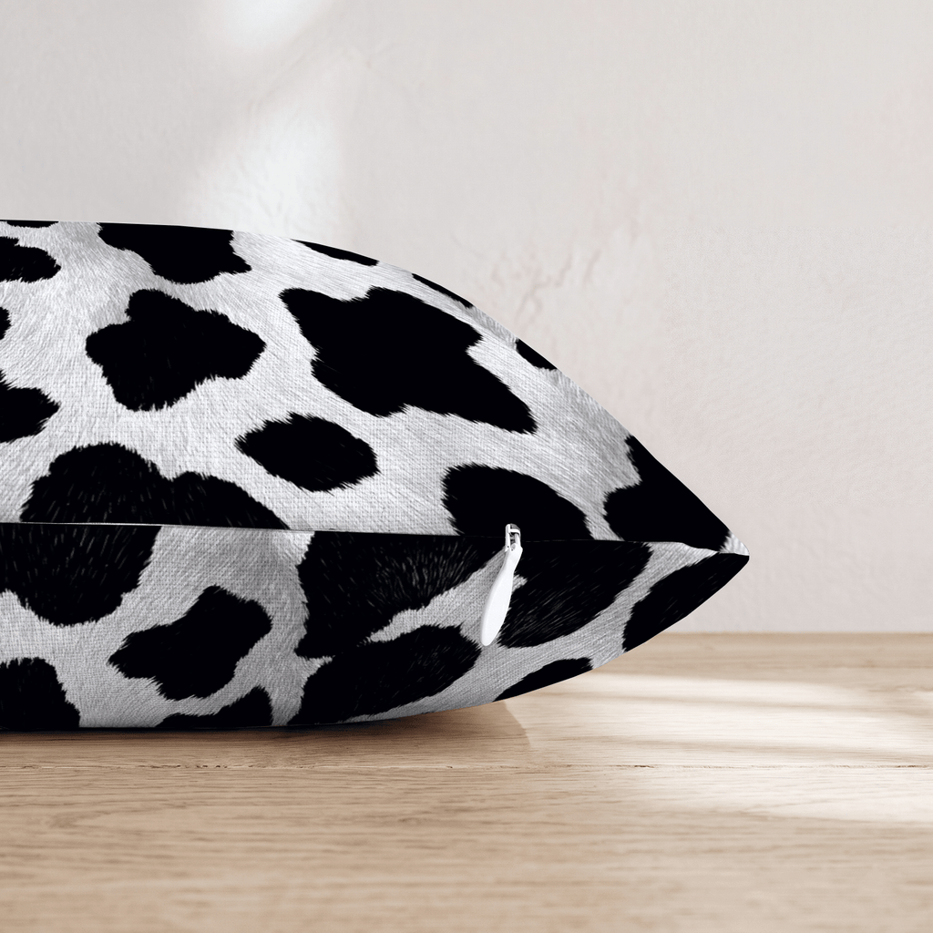 Classic Cow Hide Throw Pillow - Hillcroft Home