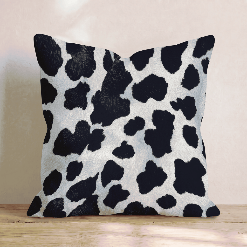 Classic Cow Hide Throw Pillow - Hillcroft Home