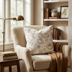 Classic French Toile Pumpkins Throw Pillow - Hillcroft Home