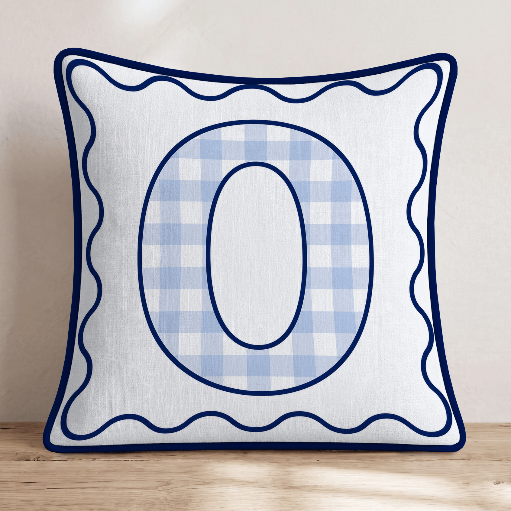 Classic Initials O Throw Pillow - Hillcroft Home