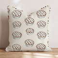 Classic Lattice Pie Repeat Throw Pillow - Hillcroft Home
