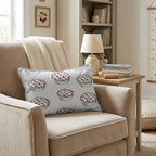 Classic Lattice Pie Repeat Throw Pillow - Hillcroft Home