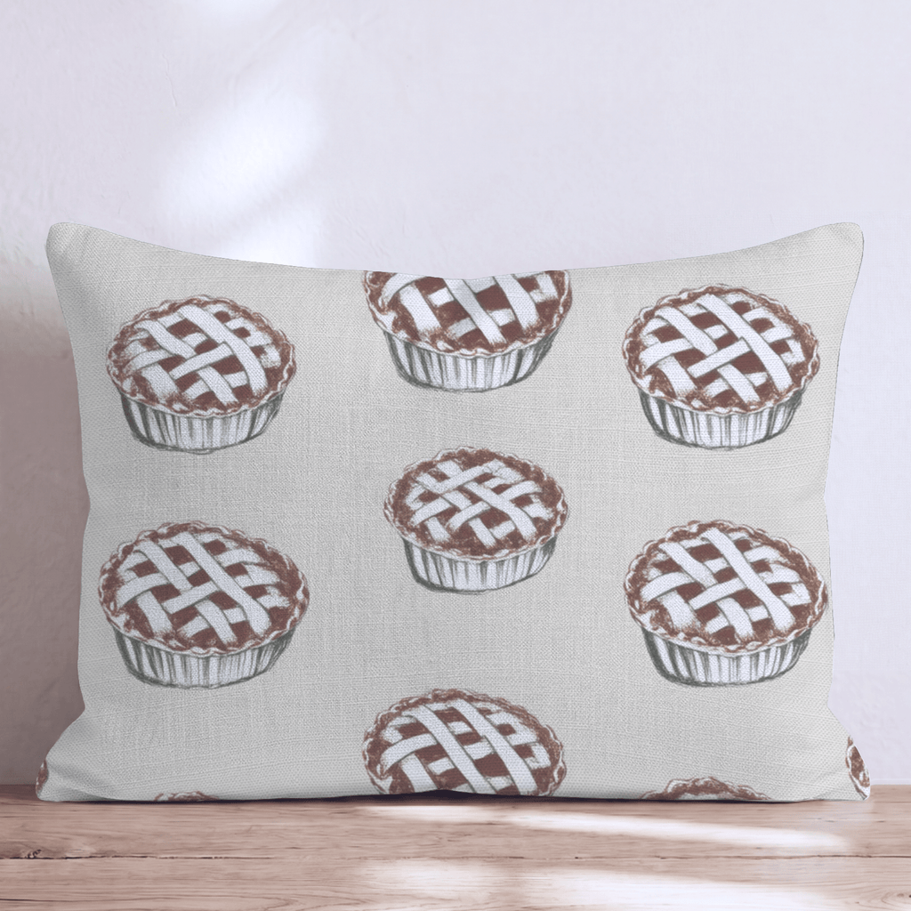 Classic Lattice Pie Repeat Throw Pillow - Hillcroft Home