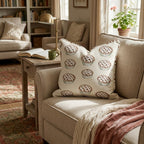 Classic Lattice Pie Repeat Throw Pillow - Hillcroft Home