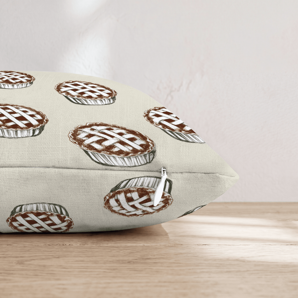 Classic Lattice Pie Repeat Throw Pillow - Hillcroft Home