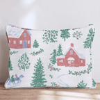 Classic Village Charm Throw Pillow - Hillcroft Home