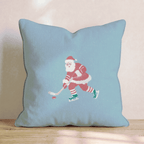 Claus Hockey Throw Pillow - Hillcroft Home