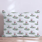 Claus on the Course Throw Pillow throw pillow - Hillcroft Home