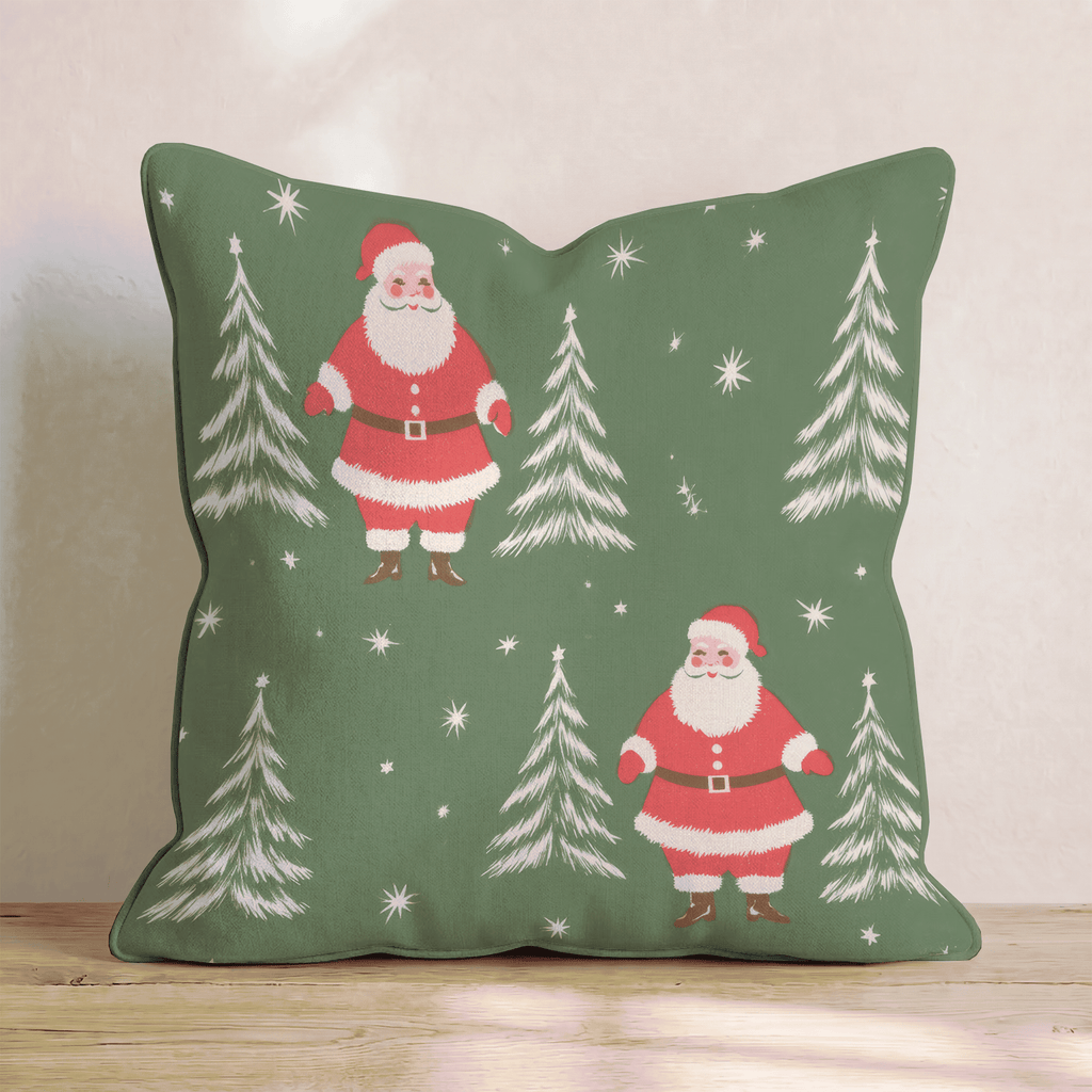Clause for Celebration Throw Pillow throw pillow - Hillcroft Home