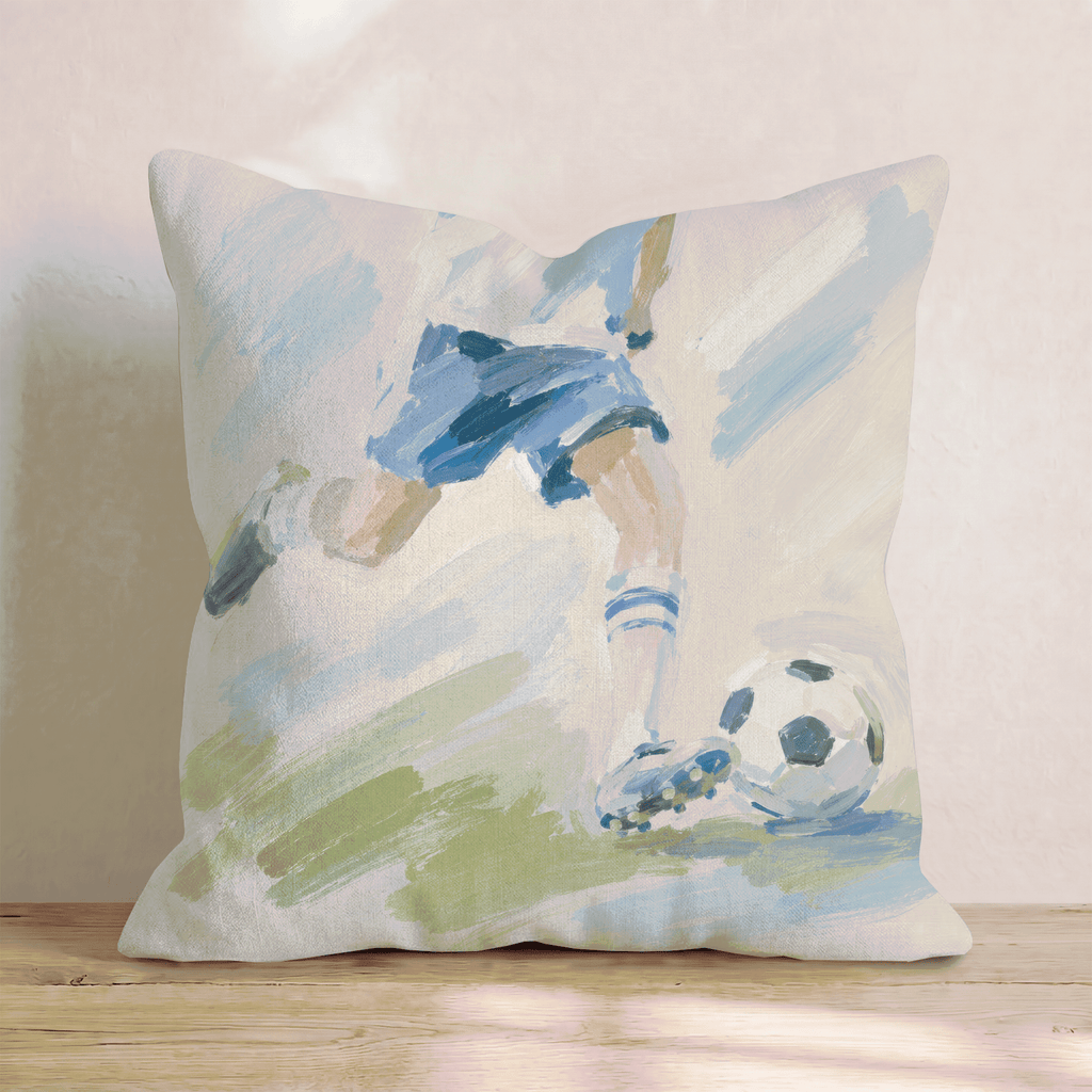 Cleats to the Goal Throw Pillow - Hillcroft Home