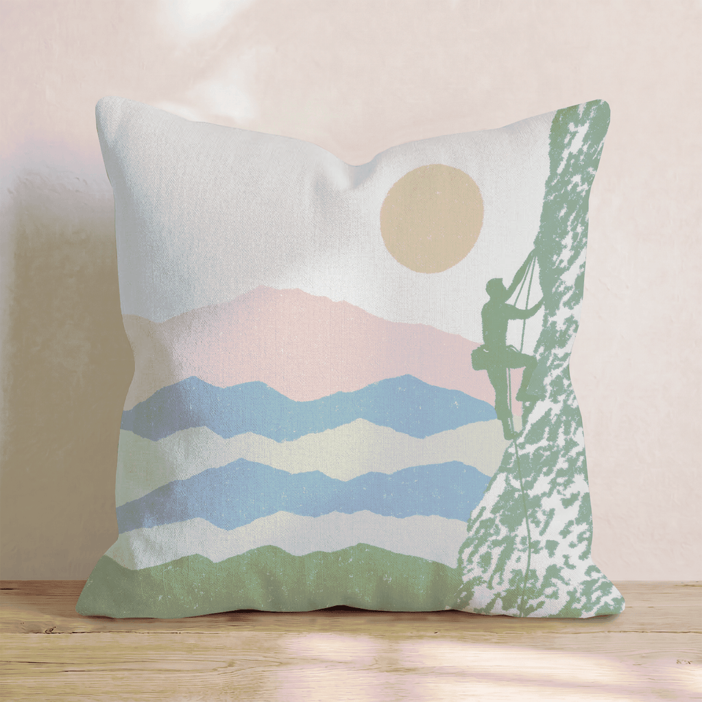 Climb to the Top Throw Pillow - Hillcroft Home