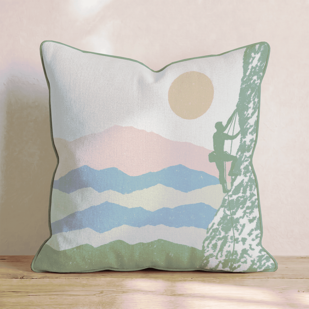 Climb to the Top Throw Pillow - Hillcroft Home