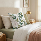 Climbing Stems Throw Pillow - Hillcroft Home