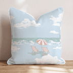 Cloud Beach Throw Pillow - Hillcroft Home