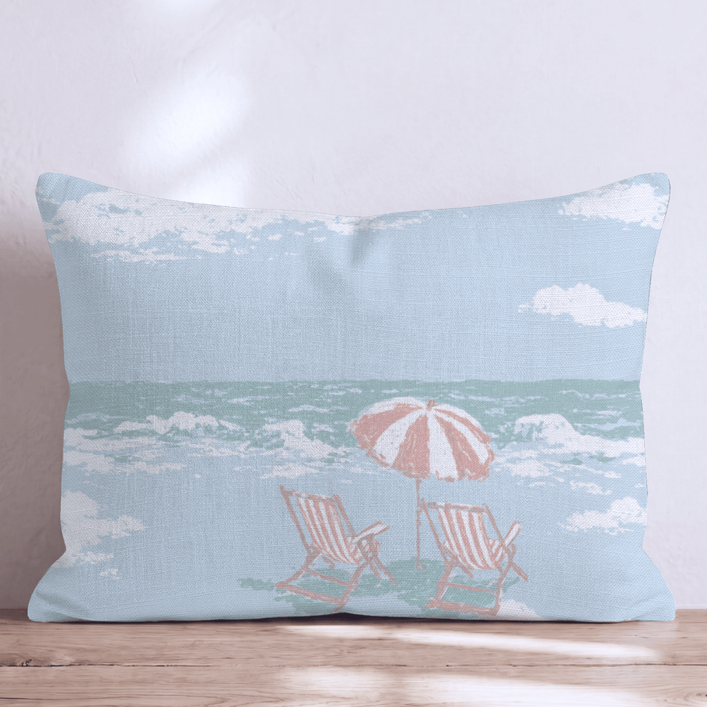 Cloud Beach Throw Pillow - Hillcroft Home