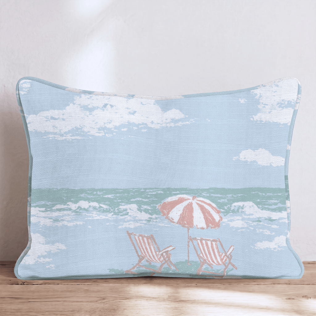 Cloud Beach Throw Pillow - Hillcroft Home