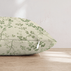 Clover Vine Delicate Throw Pillow - Hillcroft Home