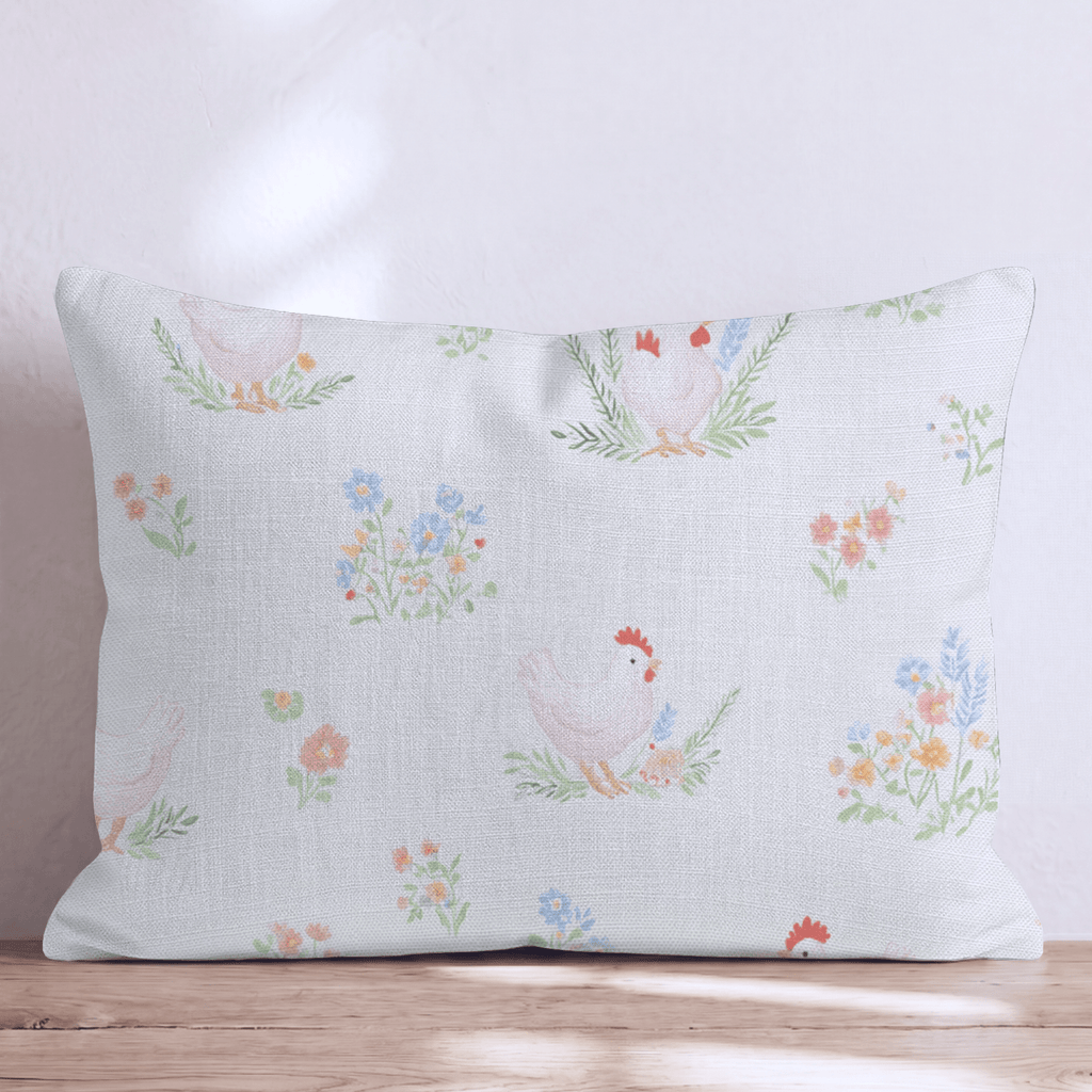 Cluck & Co Throw Pillow - Hillcroft Home