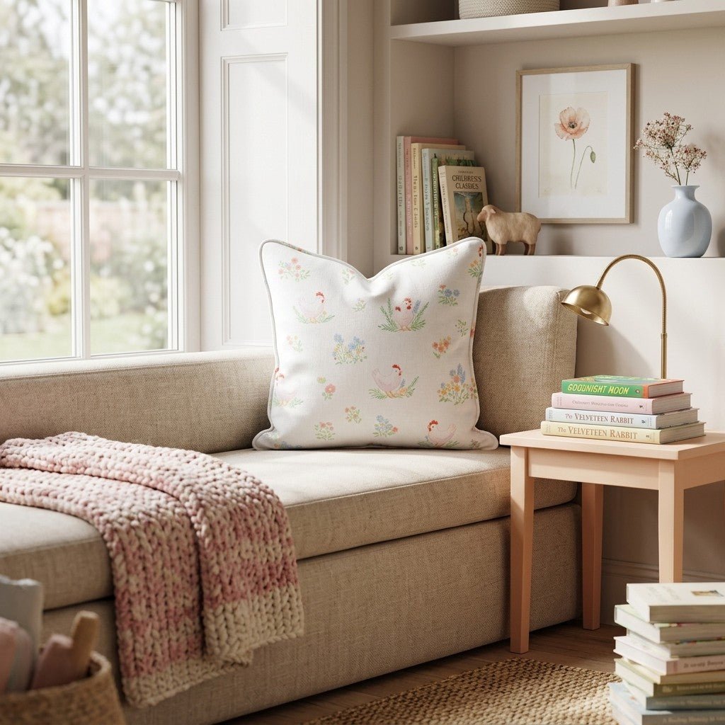 Cluck & Co Throw Pillow - Hillcroft Home