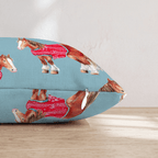 Clydesdale Sweaters Throw Pillow - Hillcroft Home