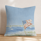 Coastal Americana Throw Pillow - Hillcroft Home