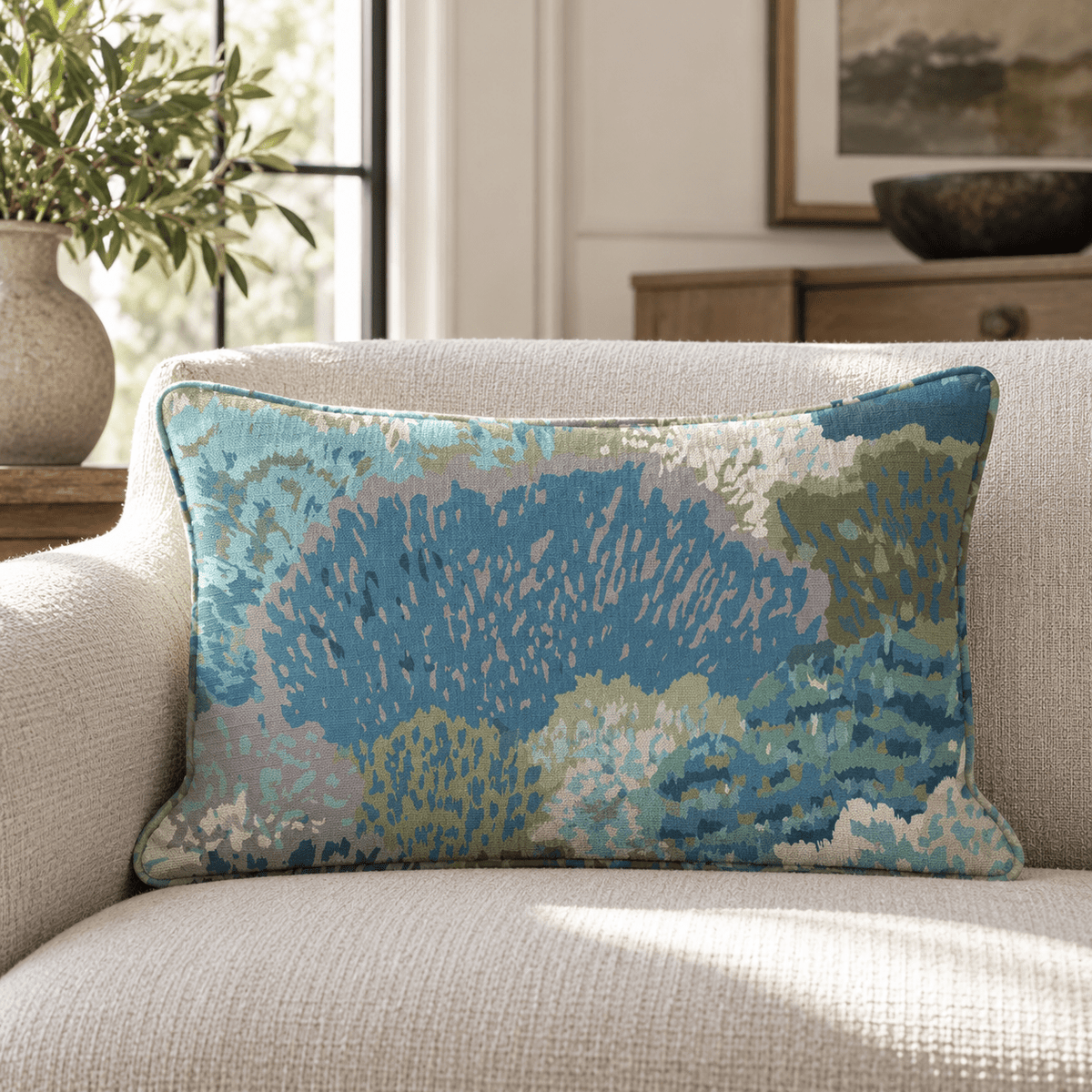 Coastal Charm Throw Pillow throw pillow - Hillcroft Home