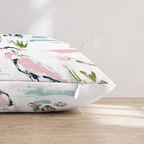 Coastal Herons Throw Pillow - Hillcroft Home