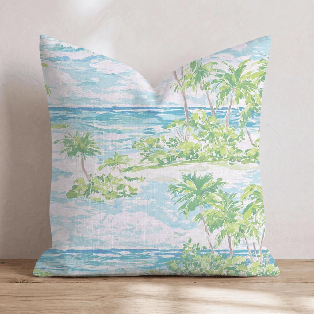Coastal Horizon Throw Pillow - Hillcroft Home