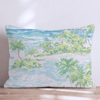 Coastal Horizon Throw Pillow - Hillcroft Home