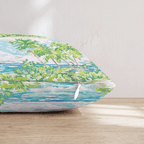 Coastal Horizon Throw Pillow - Hillcroft Home